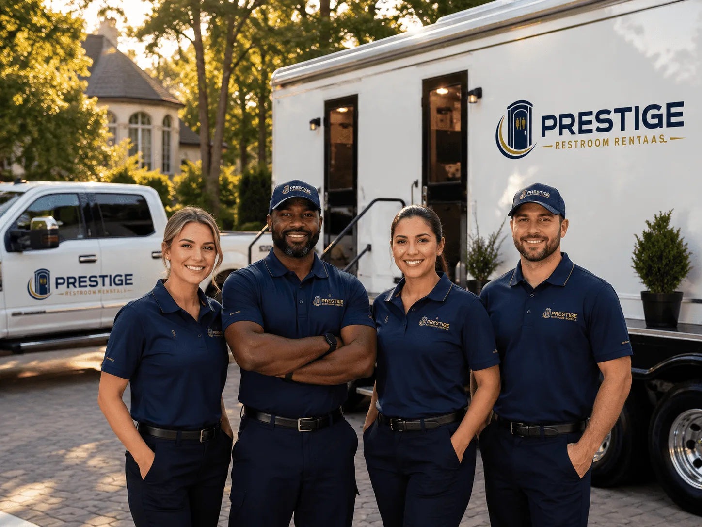 Trusted Luxury Portable Restrooms company in Ruso, ND